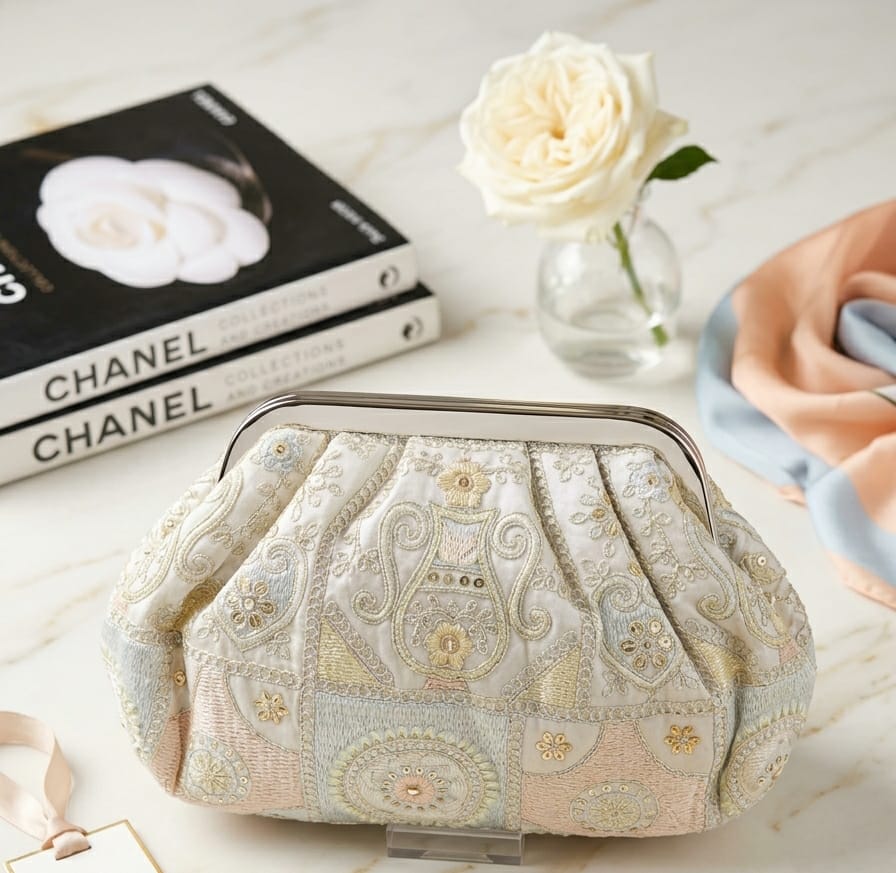 VRPS Classic Clutch | Handcrafted Ethnic Bag | SWIS-4959 - VRPS Handicrafts