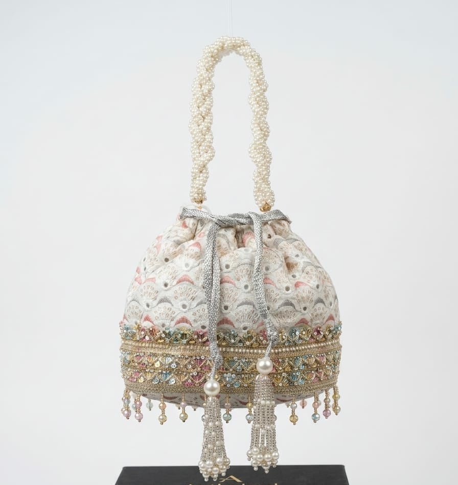 VRPS Designer Potli Bag | Handcrafted Ethnic Bag | SWIS-4766 - VRPS Handicrafts