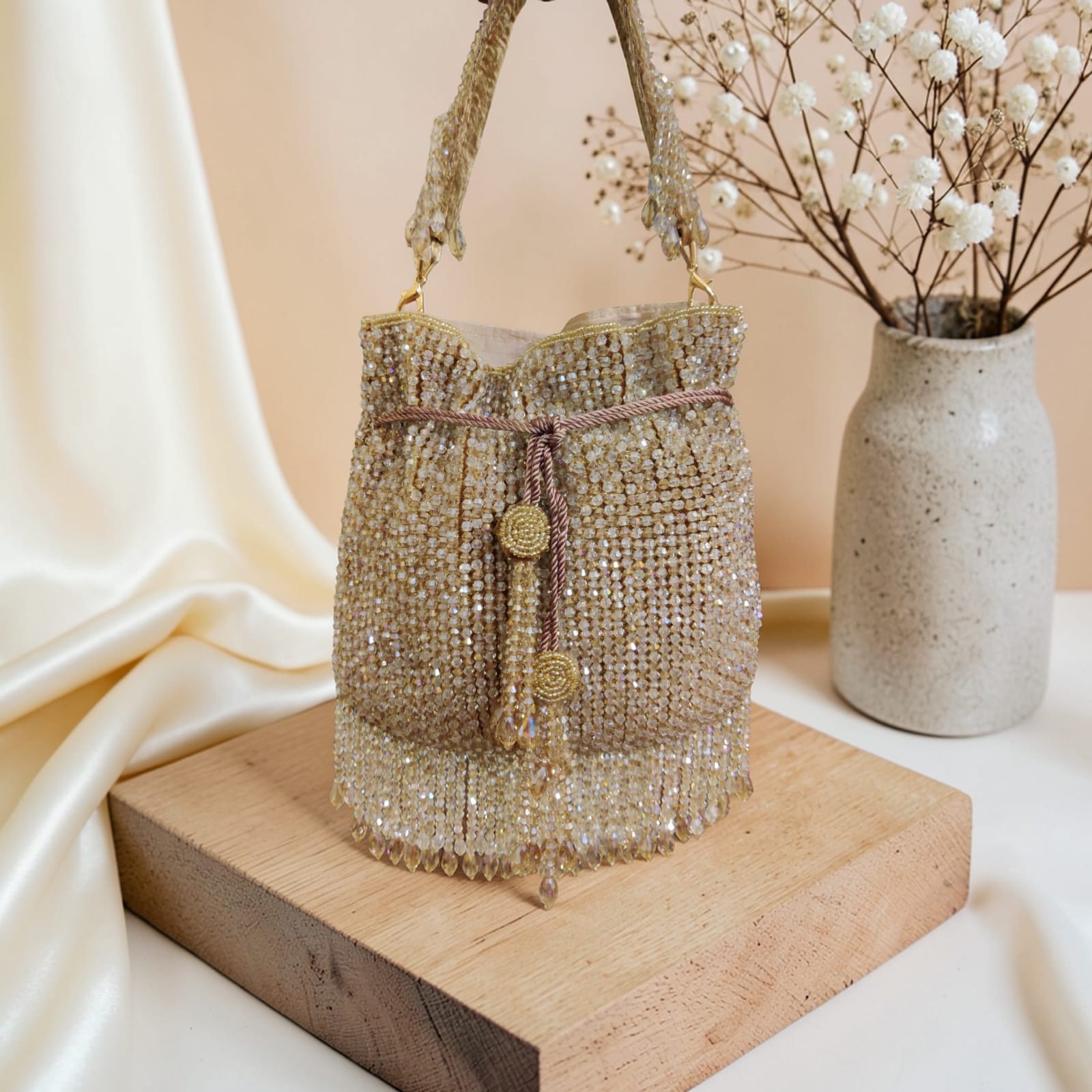 VRPS Designer Potli Bag | Handcrafted Ethnic Bag | SWIS-4830 - VRPS Handicrafts