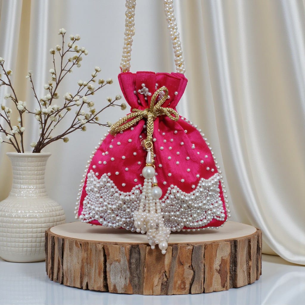VRPS Designer Potli Bag | Handcrafted Ethnic Bag | SWIS-4857 - VRPS Handicrafts
