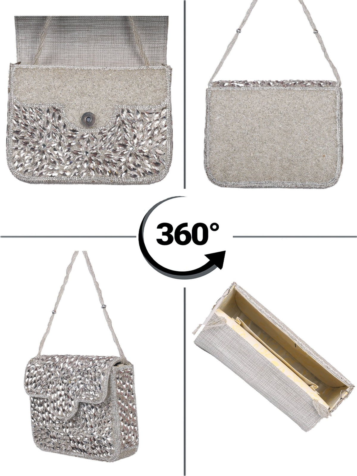 VRPS Flap Bag | Handcrafted Ethnic Bag | SWIS-3037 - VRPS Handicrafts