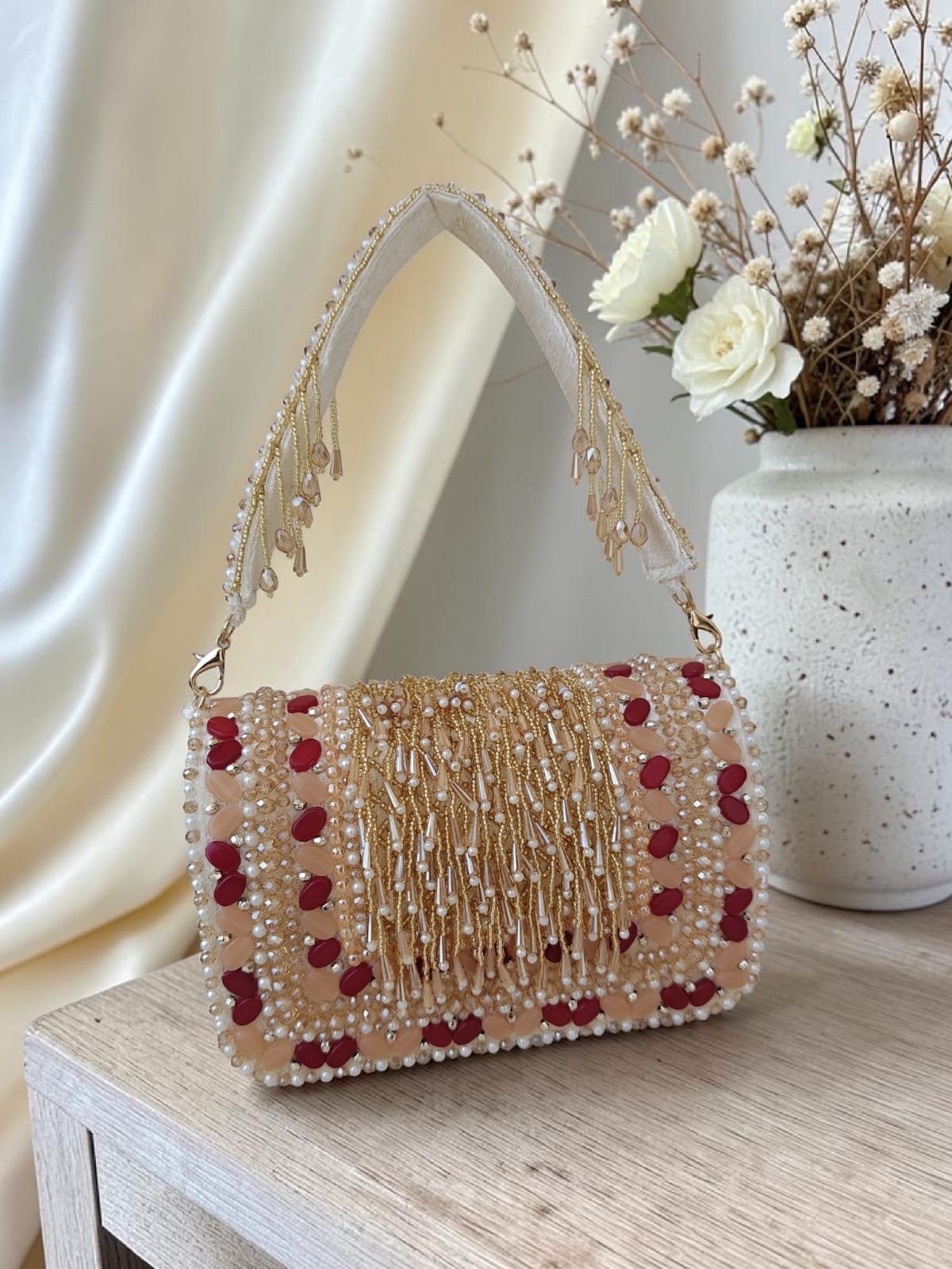 VRPS Flap Bag | Handcrafted Ethnic Bag | SWIS-4780 - VRPS Handicrafts
