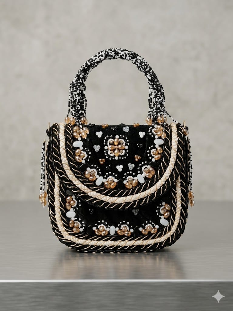VRPS Flap Bag | Handcrafted Ethnic Bag | SWIS-4805 - VRPS Handicrafts