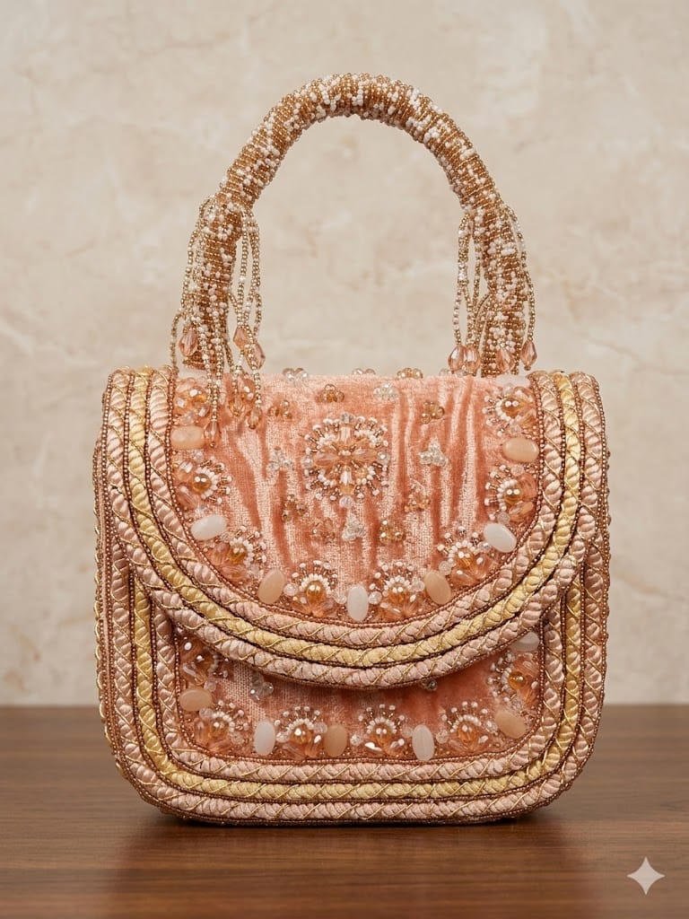 VRPS Flap Bag | Handcrafted Ethnic Bag | SWIS-4810 - VRPS Handicrafts