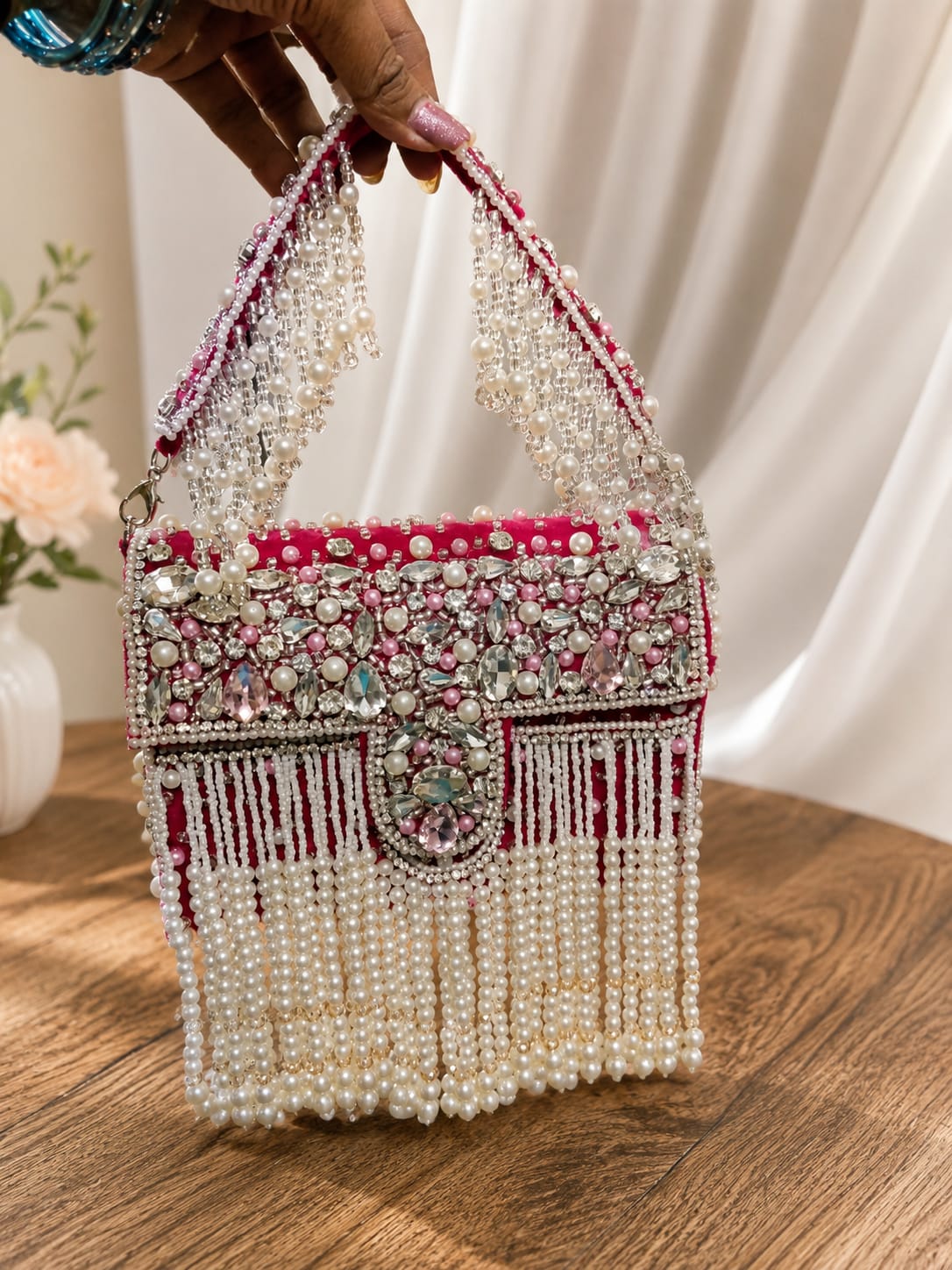VRPS Flap Bag | Handcrafted Ethnic Bag | SWIS-4824 - VRPS Handicrafts