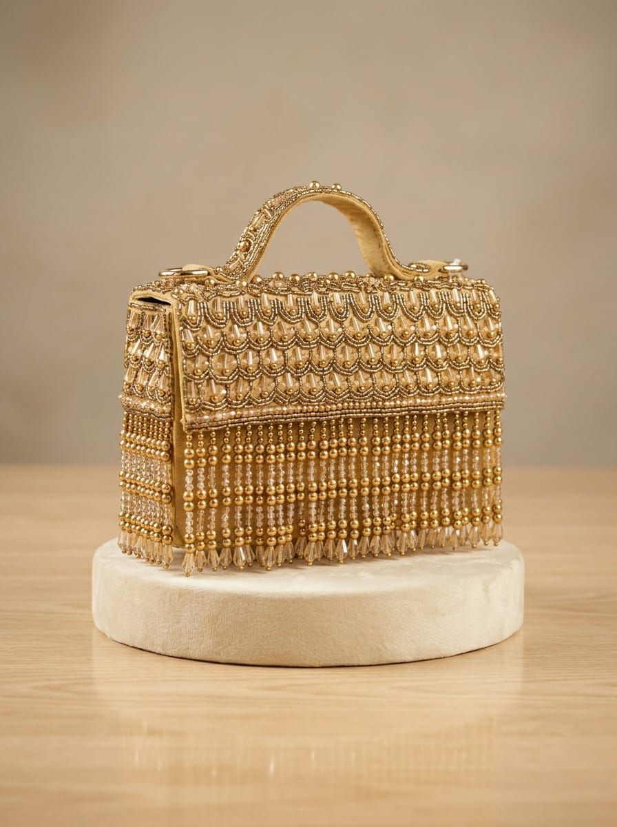 VRPS Flap Bag | Handcrafted Ethnic Bag | SWIS-4943 - VRPS Handicrafts