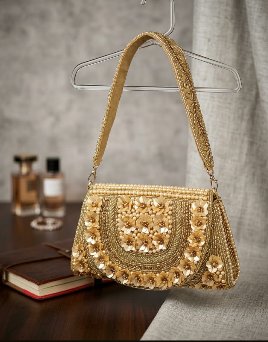 VRPS Flap Bag | Handcrafted Ethnic Bag | SWIS-4985 - VRPS Handicrafts