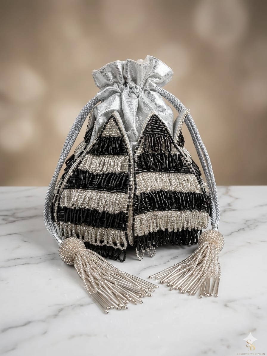 VRPS Lotus Potli | Handcrafted Ethnic Bag | SWIS-4950 - VRPS Handicrafts