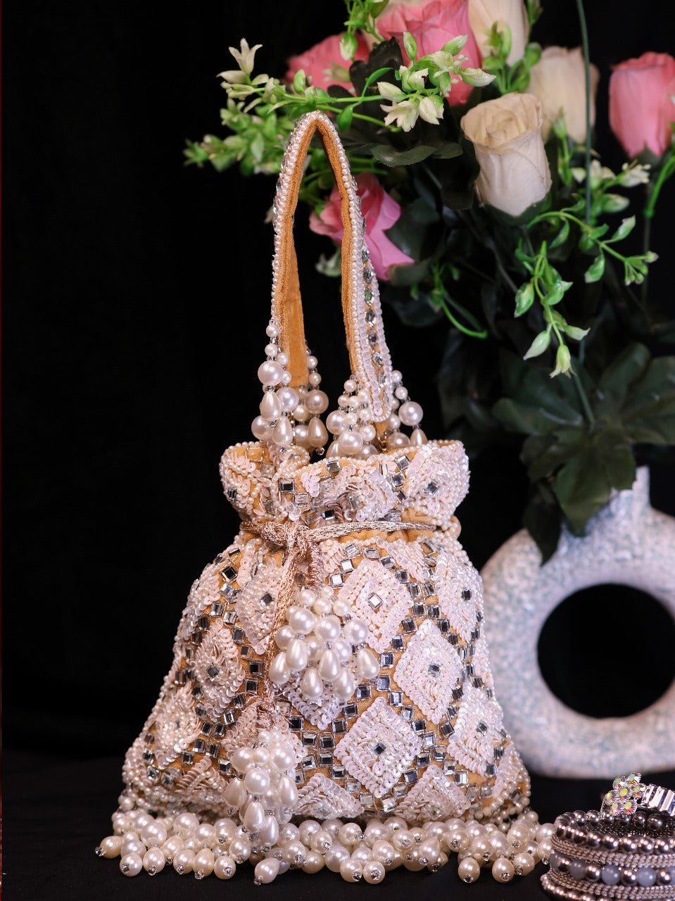 VRPS Potli Bag | Handcrafted Ethnic Bag | SWIS-3040 - VRPS Handicrafts