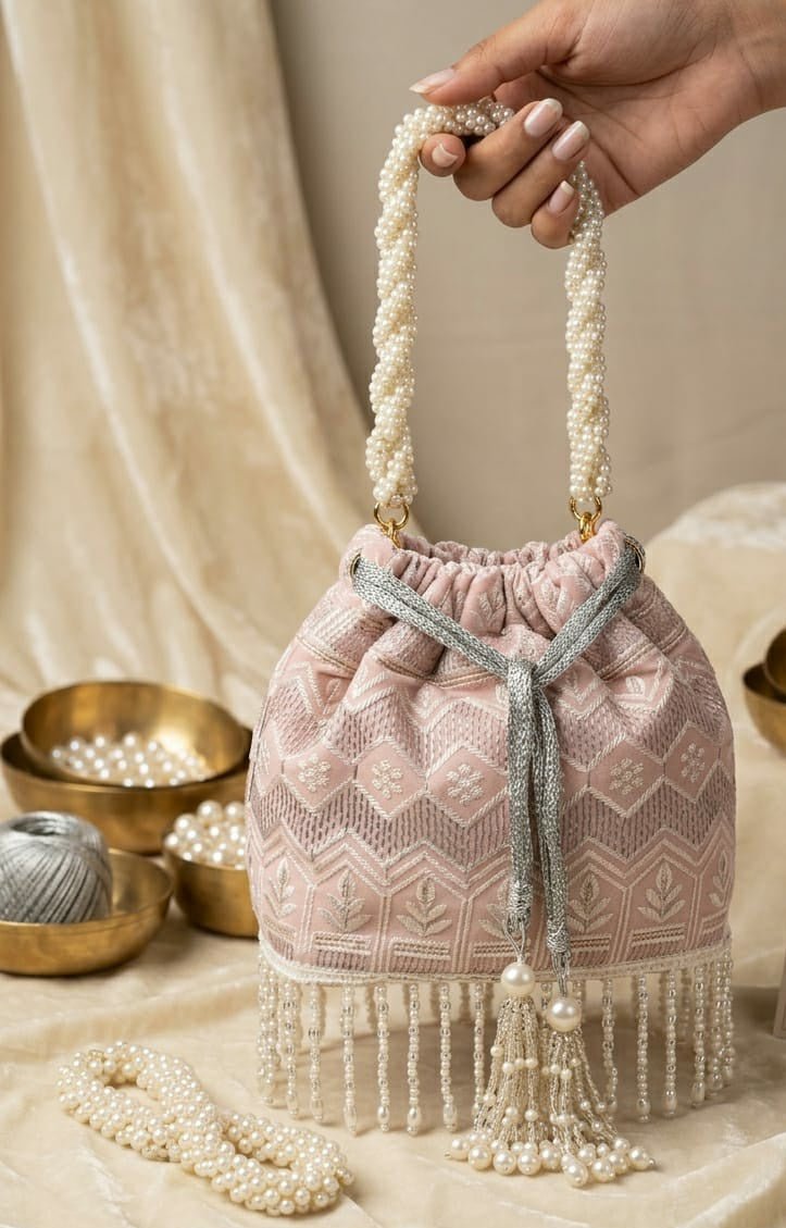 VRPS Potli Bag | Handcrafted Ethnic Bag | SWIS-4958 - VRPS Handicrafts