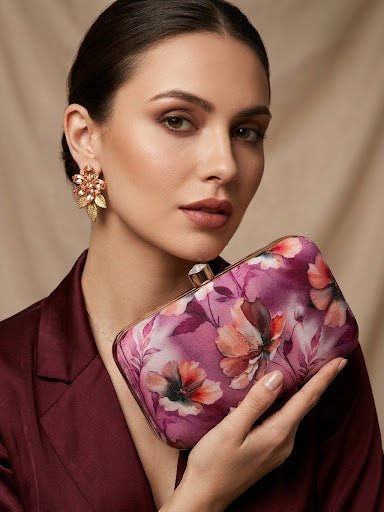 VRPS Printed Clutch | Handcrafted Ethnic Bag | SWIS-4871 - VRPS Handicrafts