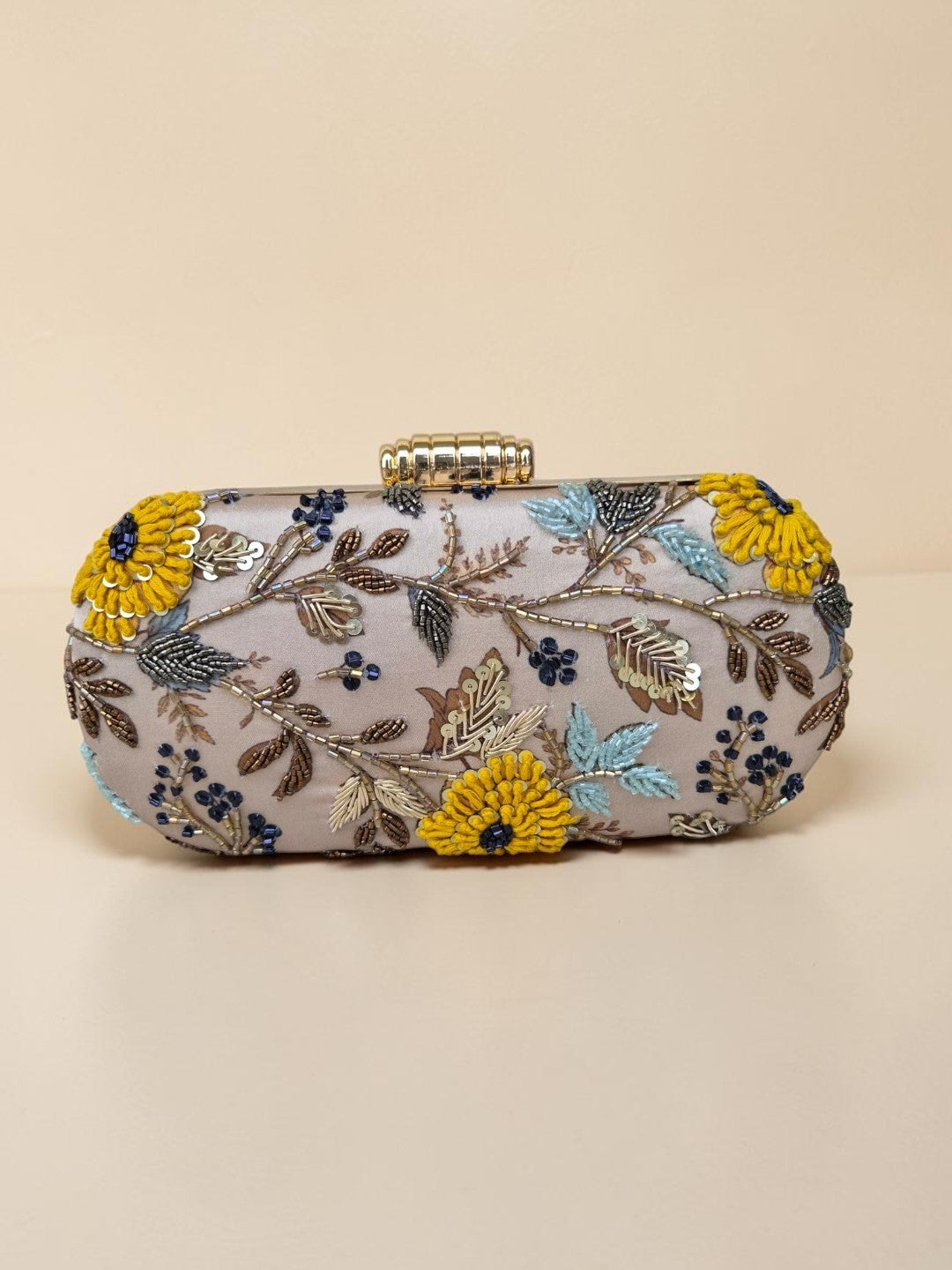 VRPS Printed Embroidered Clutch | Handcrafted Ethnic Bag | SWIS-4509 | Additional Angle