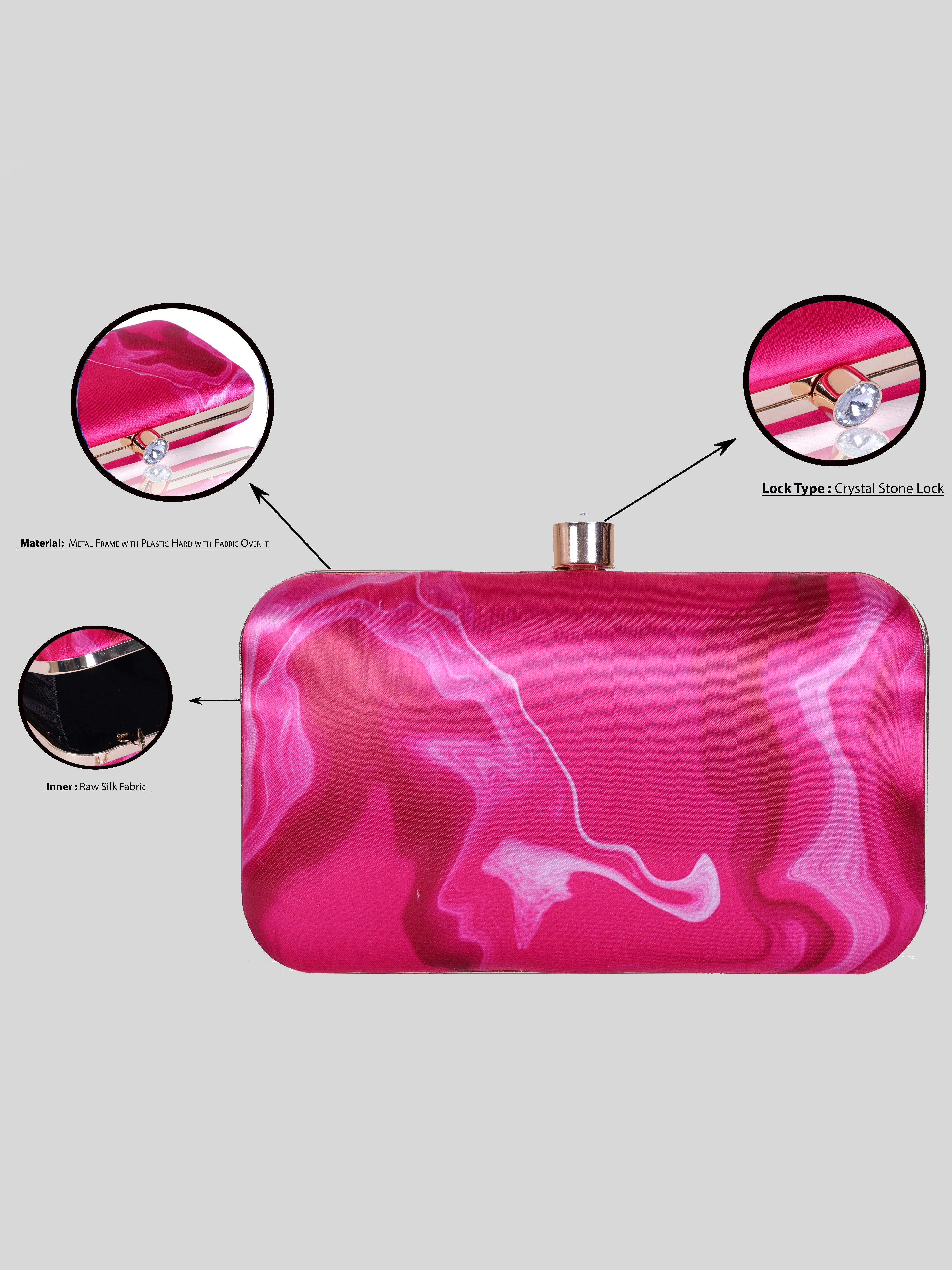 VRPS Printed Clutch | Handcrafted Ethnic Bag | SWIS-1320 | Additional Angle