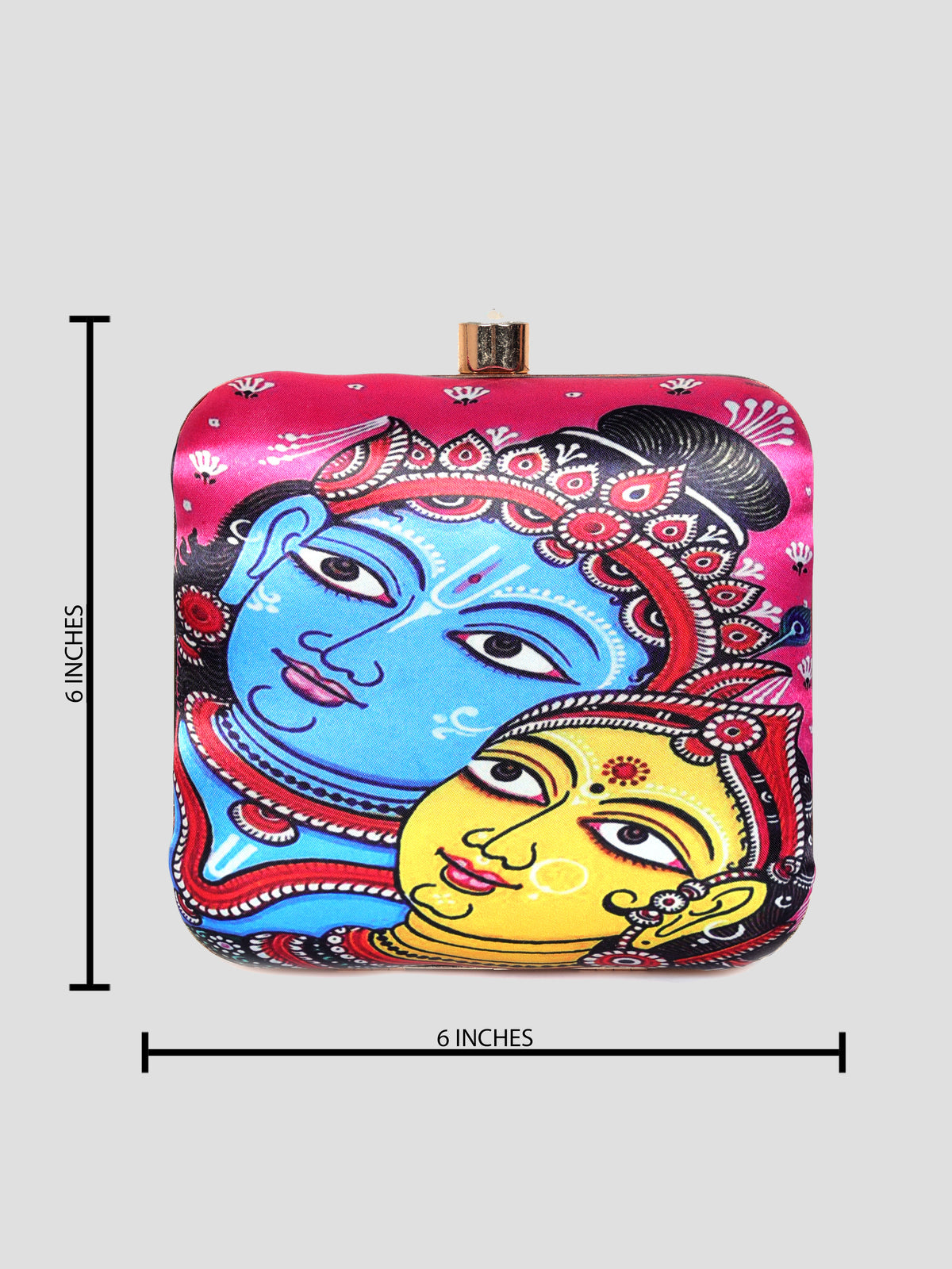 VRPS Printed Clutch | Handcrafted Ethnic Bag | SWIS-1335 | Additional Angle